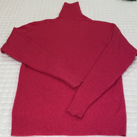 NEIMAN MARCUS 100% Cashmere Turtleneck Long Sleeve - Picture 6 of 8
